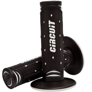 Manopla Júpiter Everyday Preto e Branco para Motos CIRCUIT EQUIPMENT-MA056-212
