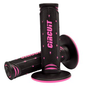 Manopla Júpiter Everyday Preto e Rosa para Motos CIRCUIT EQUIPMENT-MA056-21Y