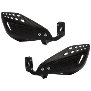 Protetor de Mão com Haste Injetada Carbon e Preto para Motos CIRCUIT EQUIPMENT-PM061-2D1