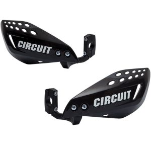 Protetor de Mão Vector com Haste Injetada Preto para Motos CIRCUIT EQUIPMENT-PM061-212