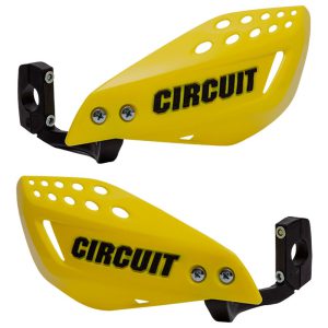 Protetor de Mão com Haste Injetada Amarelo e Preto para Motos CIRCUIT EQUIPMENT-PM061-261