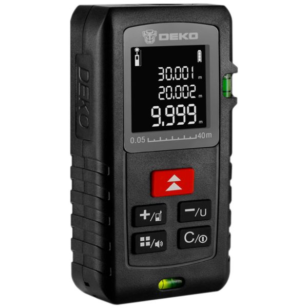 Medidor de Distância Trena Laser Digital Profissional 50m DEKO-LRE500-50M