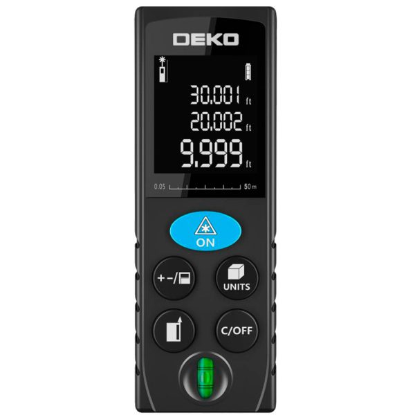 Medidor de Distância Trena Laser Digital Profissional 100m DEKO-LRD110-100M