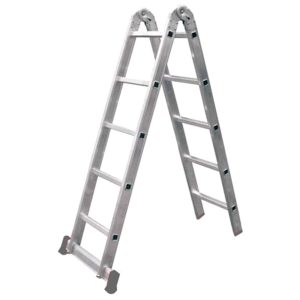 Escada Multifunções 3 em 1 com 5 Degraus REISAM-907779