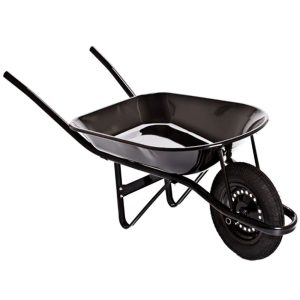 Carrinho de Mão Redondo Preto 45 Litros Pneu Câmara 325.8 METALPAMA-10748