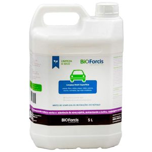 Produto de Limpeza a Seco Antiviral Automotiva 5L BIOFORCIS-BIOAUTO005PA