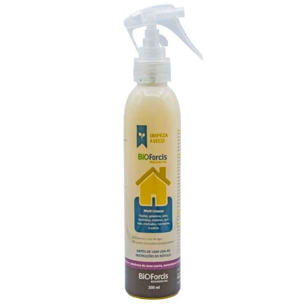 Produto de Limpeza a Seco Residencial 200ml BIOFORCIS-BIOCASA200PA