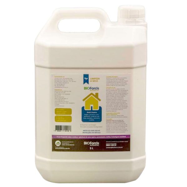 Produto de Limpeza a Seco Residencial 5L BIOFORCIS-BIOCASA005PA