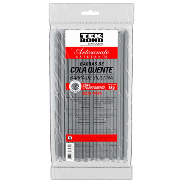Cola Quente Bastão Grossa Transparente 1Kg TEKBOND-20941011000