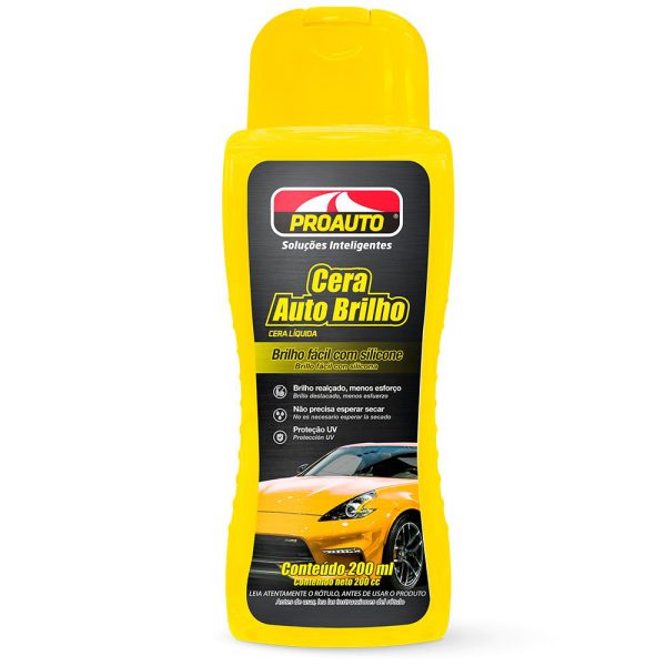 Cera Líquida Auto Brilho 200ml PROAUTO-4071