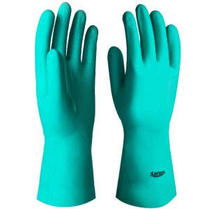 Par de Luvas Nitrílica NIT200 31cm Tamanho G Verde SANRO-283N20002
