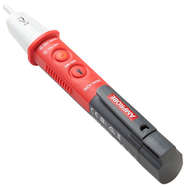 Detector de Tensão IP65 de 12 a 1000V com Lanterna AMPROBE-4918051
