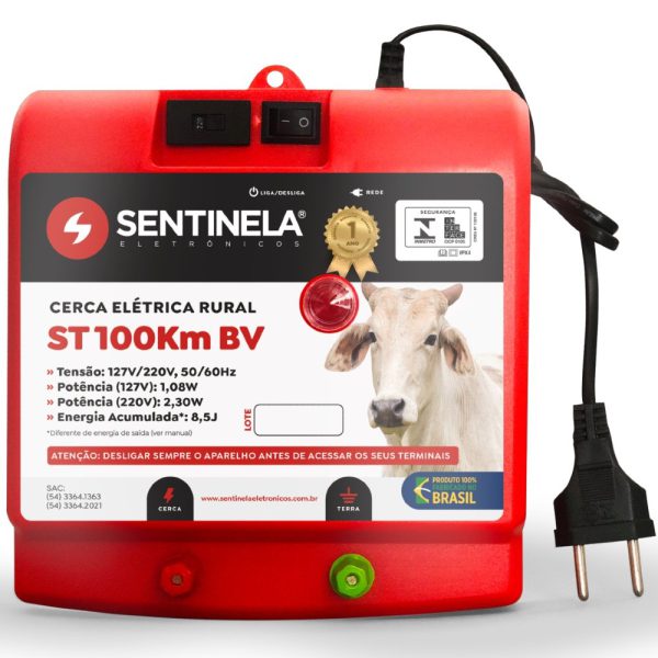 Eletrificador de Cerca ST100KM 8,5J Bivolt SENTINELA-3000