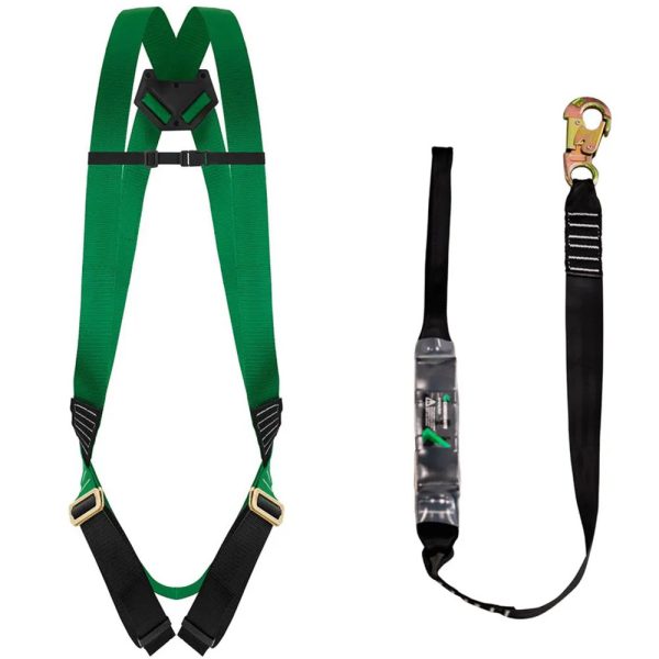Conjunto de Cinto de Segurança CG700E + Talabarte 344AB em Poliéster com 90cm CARBOGRAFITE-010687110