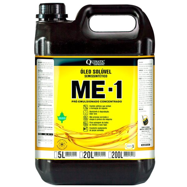 Óleo Solúvel Semissintético Ecológico 5L QUIMATIC-AB1