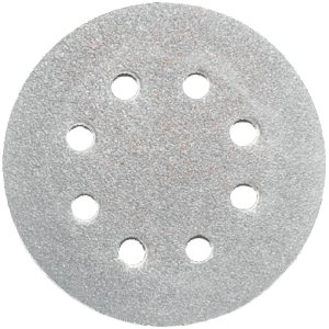 Discos de Lixa Pluma Branco AA.60 125mm 8 Furos com 10 Unidades DISFLEX-08002