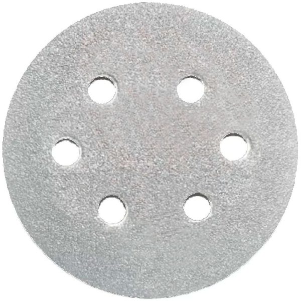 Discos de Lixa Pluma Branco AA.180 150mm 6 Furos com 10 Unidades DISFLEX-08011