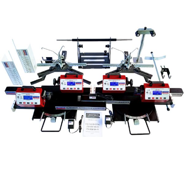 Alinhador Digital 4 Cabeças Wi-fi Vermelho LTA 600 LASERTECK-LTA-600/2-AZ