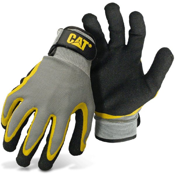 Luva para Trabalho Grande com Palma de Látex CATERPILLAR-CAT017415