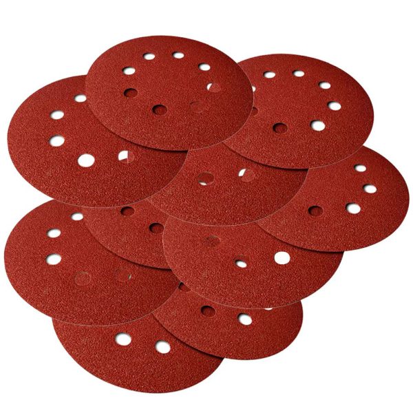 Kit Disco de Lixa 180mm Grão 180 com 10 Peças WBR-909246