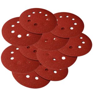 Kit Disco de Lixa 180mm Grão 60 com 10 Unidades WBR-909203