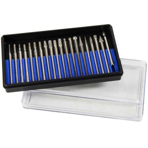Pontas Diamantadas para Retífica com Estojo 20 Unidades WESTERN-W-20P