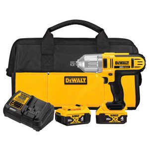 Chave de Impacto 1/2 Pol. 20V Max Íon-Lítio com 2 Bat. 4,0 Ah Maleta e Carregador 110V DEWALT-DCF889M2
