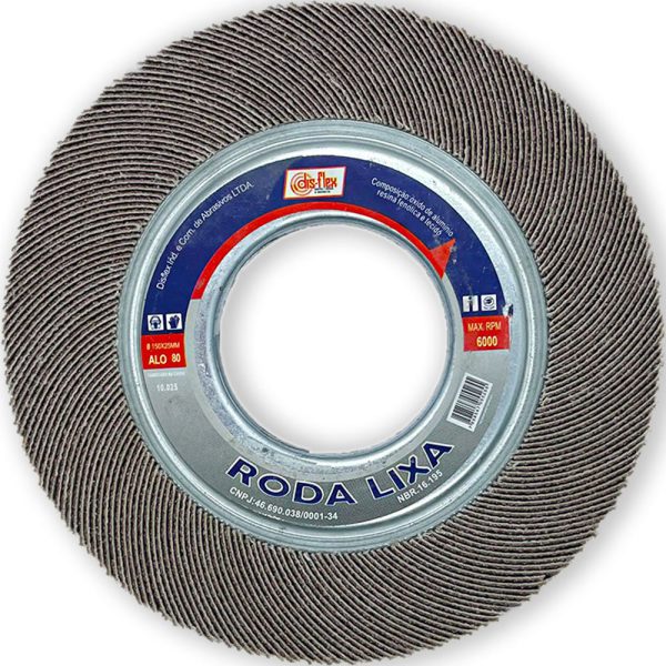 Roda de Lixa Polikontour 150x25mm Grão 120 DISFLEX-10027
