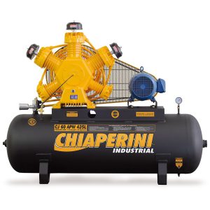 Compressor de Ar Industrial IP55 60 Pés 425L 15HP 220/380V – Trifásico CHIAPERINI-CJ60APW425L