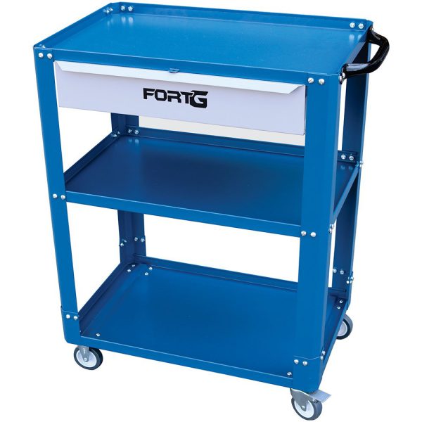 Carrinho Desmontável Azul com 1 Gaveta FORTG-1446