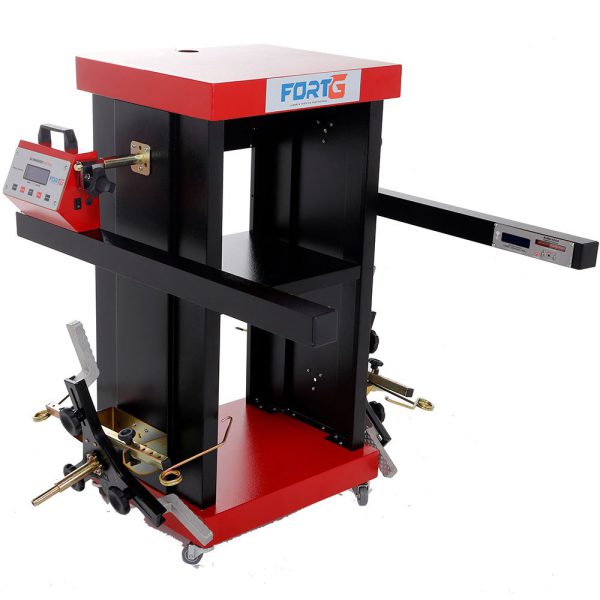 Alinhador Digital 2 Cabeças com Rack Vermelho FORTG-FG-ALDWC1-CR