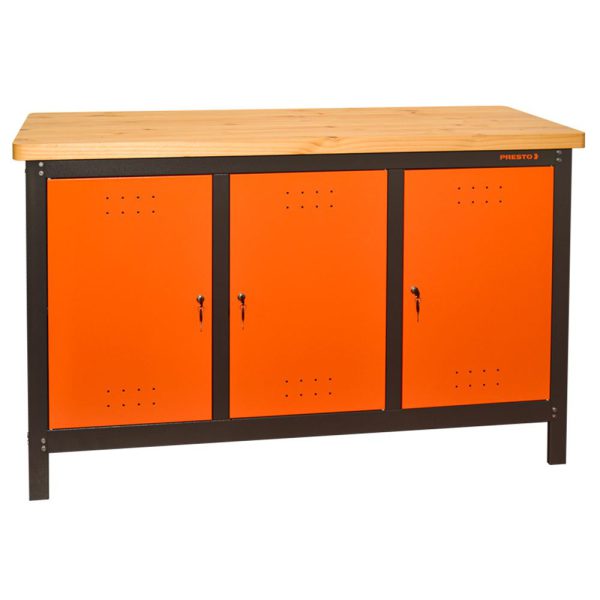 Bancada de Trabalho Fechada 1500 x 920 x 600mm com 3 Portas PRESTO-91511