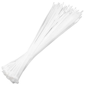 Abraçadeira Nylon Branca 200mm com 100 Unidades HARDEN-H-660403