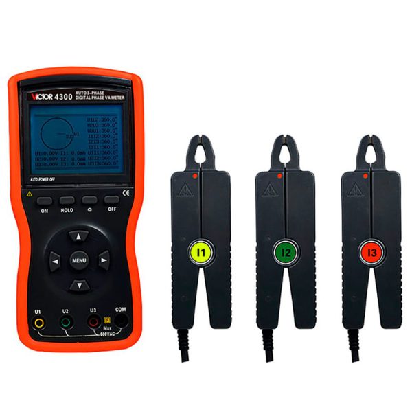 Fasímetro Digital 0,00V a 600V com Função Análise de Energia VICTOR – RUOSHUI-328658