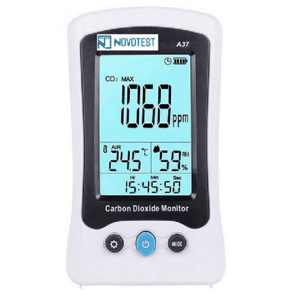 Medidor de CO2 e de Qualidade do Ar NOVOTEST-A37