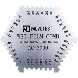 Medidor Espessuras Camadas de Tintas Úmidas AC-3000 25 a 3000 NOVOTEST-310759