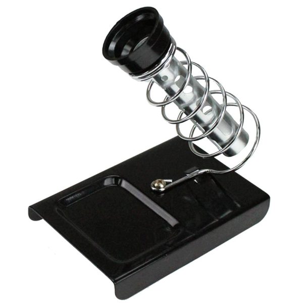 Suporte Ferro de Solda de Metal Preto DUALCOMP-10.24.5