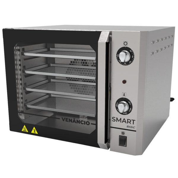 Forno Convector Smart Basic em Inox 55L 220V VENANCIO-FCSB4E-ININ