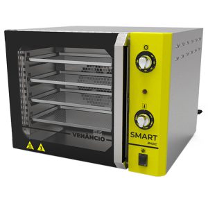 Forno Convector Smart Basic em Inox Amarelo 55L 220V VENANCIO-FCSB4E-INAM