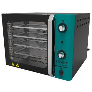 Forno Convector Smart Basic Preto e Azul Turquesa 55L 220V VENANCIO-FCSB4E-PRAZ