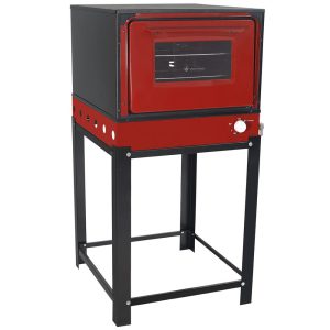 Forno à Gás Bravo Vermelho com Pé 98L VENANCIO-BRFPVR