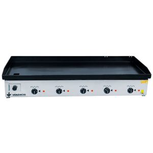 Chapa Elétrica em Inox 1800W 220V Monofásica com 5 Queimadores VENANCIO-CE120