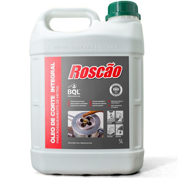 Óleo de Corte Integral Roscão 5L para Rosqueamento BIOLUB-1142