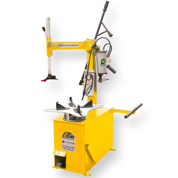 Montadora e Desmontadora de Pneus MDE-500 Trifásica 220V Amarela JMEQUIPAMENTOS-6608