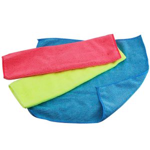 Jogo de Tolhas em Microfibra 40 x 35 x 0,2cm com 3 Unidades WESTERN-CAR-05