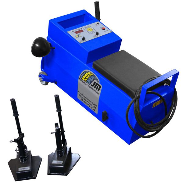 Balanceadora de Rodas no Local BL-100 Trifásica Azul 380V JMEQUIPAMENTOS-6467