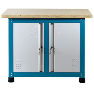 Bancada Multiuso Desmontável com Tampo Compensado Pinus de 40mm com 2 Portas MARCON-BM-X