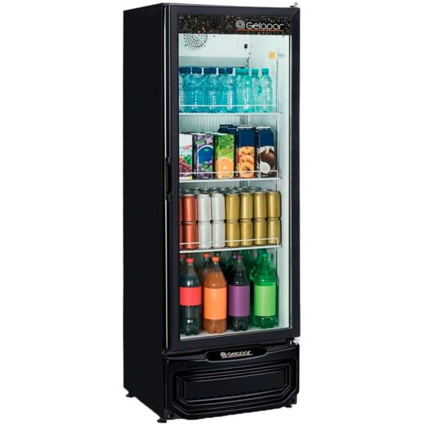 Refrigerador Vertical para Bebidas 414L 3.7kW/dia 60Hz 110V Com Interruptor e LED Interno GELOPAR-GPTU40PR