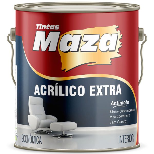 Tinta Acrílica Extra Cromio Fosco 3.6L MAZA-28370