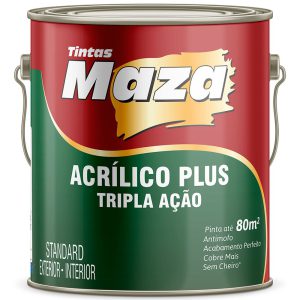 Tinta Acrílica Plus Palha Fosco 3.6L MAZA-16892